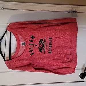 Womens Volcom boat neck sweater